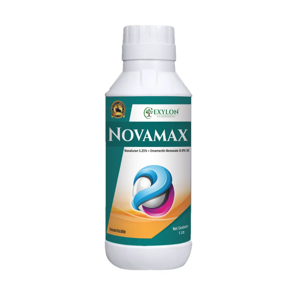 Exylon Novamax Novaluron 5.25% + Emamectin Benzoate 0.9% SC Insecticide, Dual-Action Pest Control Solution